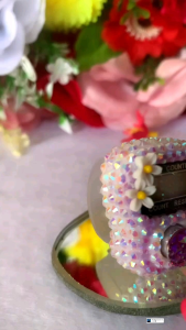 Tasbih Digital Swarovski Hias Layer Bunga