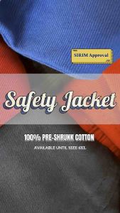 SHAMARR 100% PRESHRUNK COTTON SAFETY JACKET | WORK JACKET | HIGH QUALITY | SIRIM