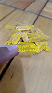 Label Hijab Akrilik Pin Kerudung Hand Tag