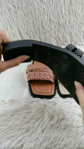 Sandal Mokaya Kepang - Sandal Slop Wanita Import Bahan Jelly PCU - Sandal Wanita Terbaru