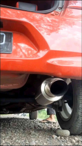 Knalpot Mobil MSD Exhaust Tipe Emesde01 Soft Dry Bass Kering Untuk Semua Jenis Mobil