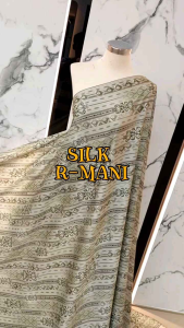 Silk Print Ruby | Bahan Ruby Silk Motif | Rmany Print - IstanaKaen