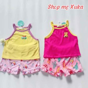 Bộ 2 dây cổ yếm bé gái Miwoo xuất Nhật