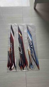 STIKER STRIPING LIS LES BODY HONDA BEAT NEW CBS 2025 2026 HITAM LIS HIJAU