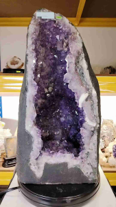 Natural Brazil High Grade Old Mine Amethyst Crystal Cave Ornament AA65 #Amethyst #CrystalCave
