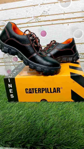 Sepatu Safety Terbaru Anti Slip Varian Hitam & Oren Untuk Pria dan Wanita