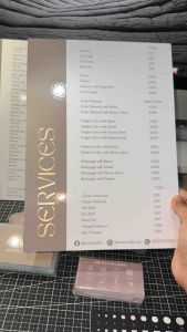 Madebymae Menu Board | Laminated or Sintra Board | 2 sizes