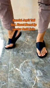 Sandal Talincang Wanita Sandal Jepit Tali Wanita Flat SoL Karet Anti Licin
