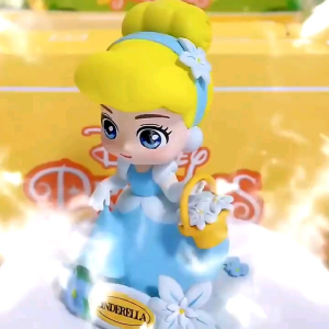 🇸🇬 Blind Box Disney Princess Snow White Rapunzel Belle Ariel Aurora Mulan Jasmine Cinderella Figurine Display Figure