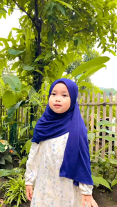 Hijab Pashmina Kancing anak Hijab Pashmina 2-7 tahun jersey Premium