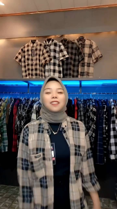 KEMEJA FLANEL PRIA WANITA LENGAN PANJANG KUALITAS PREMIUM
