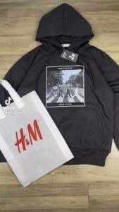 Hoodie Jaket Beatles Fulltag Bonus Tas