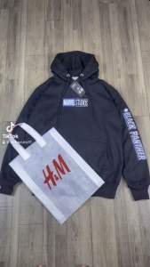 Hoodie Jaket Black Panther Marvel Studios Full Tag Free Bag