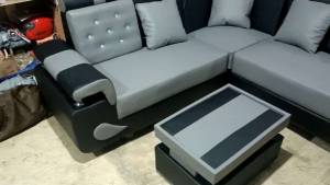 sofa ruang tamu sudut angsa