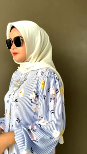 DEVINA DRESS SALUR BUNGA DRESS RAYON TERLARIS GAMIS KEKINIAN