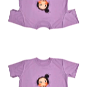 Kaos Wanita Lengan Pendek Bahan Babyterry Lembut Sablon DTF Gambar Panda