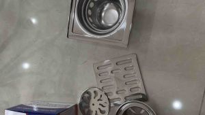 Thoát sàn dài ngăn mùi nhà tắm Vinahasa 110x300mm và 110x200mm đuôi thoát nước to D90