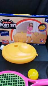 No.270-56(ตีแบต)ชุดอุปกรณ์ซ้อมตีเทนนิส ให้เด็กๆมีพัฒนาการด้านกีฬา li/jo