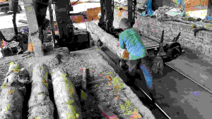 gazebo kayu jati Jepara ukuran 2 meter