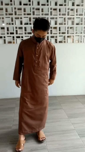 Jubah Yaman jubah gamis pria dewasabusana pria muslim gamis pria/jubah pria muslim by AL-GHANI
