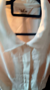 Korean Style White Short Sleeve Button up shirt by Vallee