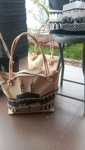 totebag wanita kekinian tas wanita tali sumbu souvenir haji dan umroh