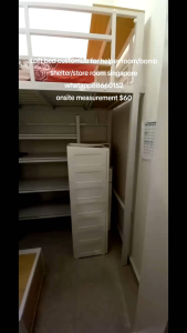 Loft bed customize singapore for helper room/store room/bomb shelter/utility/maid room