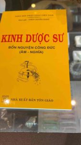 COMBO 2 Quyển Gồm Kinh Dược Sư và Vở Chép Kinh In Mờ Dược Sư Tập Chép Kinh Tu Tập
