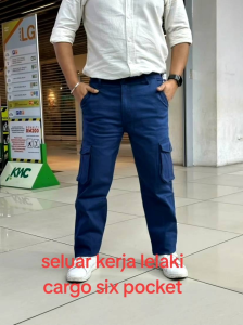 six pocket cargo mans trouser mans pants
