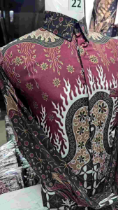 Set Rok Plislet & Kemeja Batik Petir: Pilihan Set Pakaian Formal Wanita