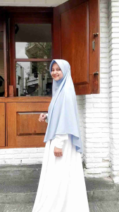 Khayr Moswear Jilbab Bergo anti tembem Pad antem Adiba series