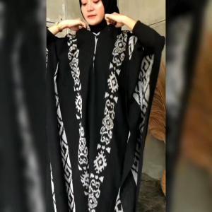 Kaftan Tenun Hitam