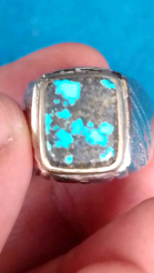 CINCIN BATU PIRUS PERSIA BIRU PANCI NATURAL DIM KANTORAN