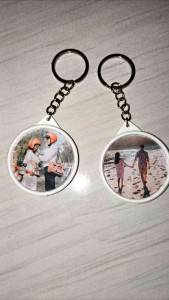 Gantungan Kunci Cermin Custom 4.4 cm