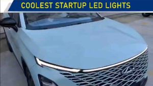 Chery omoda 5 Front DRL day time running LED light fog lamp cover lip daytime bumper bonnet bodykit