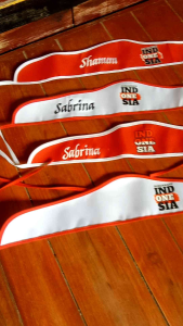 Ikat kepala Anak Merah Putih Free Bordir Nama/Syal kepala Anak Merah Putih Bisa pakai Bordir Nama