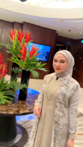 DRESS GAMIS MODE MONICA TERBARU BY NEW LUSY 100%ASLI REAL