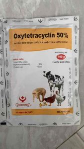 1 Gói Oxytetracycllin 50% 100g Phòng Và Xử Lý Tiêu Chảy Hô Hấp Tụ Huyết Trùng Thương Hàn Ở Gà Ngan Vịt Và Gia Súc