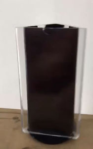 Acrylic Table Menu Holder Restaurant Cafe Club Bar Turntabe Card Stand Display