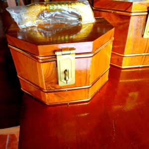 ออมสินไม้สักทรงแปดเหลี่ยม ไซส์จัมโบ้