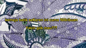 Kemeja Batik Pria Terbaru: Slimfit Premium & Lengan Panjang