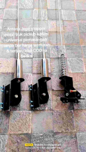 [COD] Antena Jepit Stopper Mobil Truk Pickup variasi universal pemasangan tanpa bor/Antena Japit pintu bagasi truk & mobil