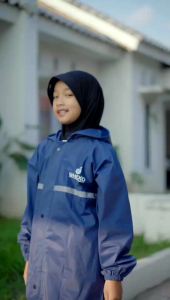 Jas Hujan Anak Setelan Jaket Rok Combinasi Terlaris