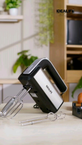 Idealife - Professional Hand Mixer Tangan Multi Speed IL 221 B