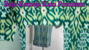 Batik Wiguno 40001014 lengan Pendek semi Jas katun Furing Dormeuil Premium pria dewasa Formal