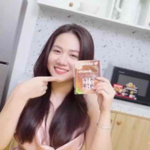 Gội Nhuộm Phủ Bạc Topcharm - Nâu Hạt Dẻ Gói 25ml Cho Tóc Óng Mượt - Hộp 10 Gói Chính Hãng