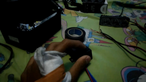 Lampu Strobo RTD E03 4 Channel Hight Power Blue ION Ice Blue Red Merah