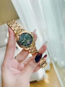 Đồng Hồ Nữ Bulova 97P171 Automatic Size 35 Gold Marine Star