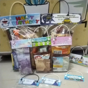 Tas Snack Bingkisan Lebaran dan Ultah: Isi 10pcs