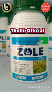 Fungisida ZOLE 250 EC (100ml) obat busuk batang hawar daun bercak ungu dll